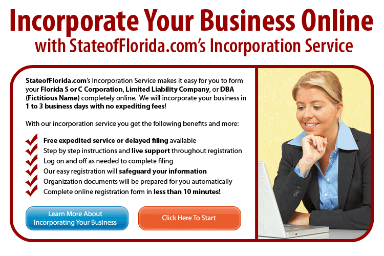 State Of Florida Com Incorporate In Florida